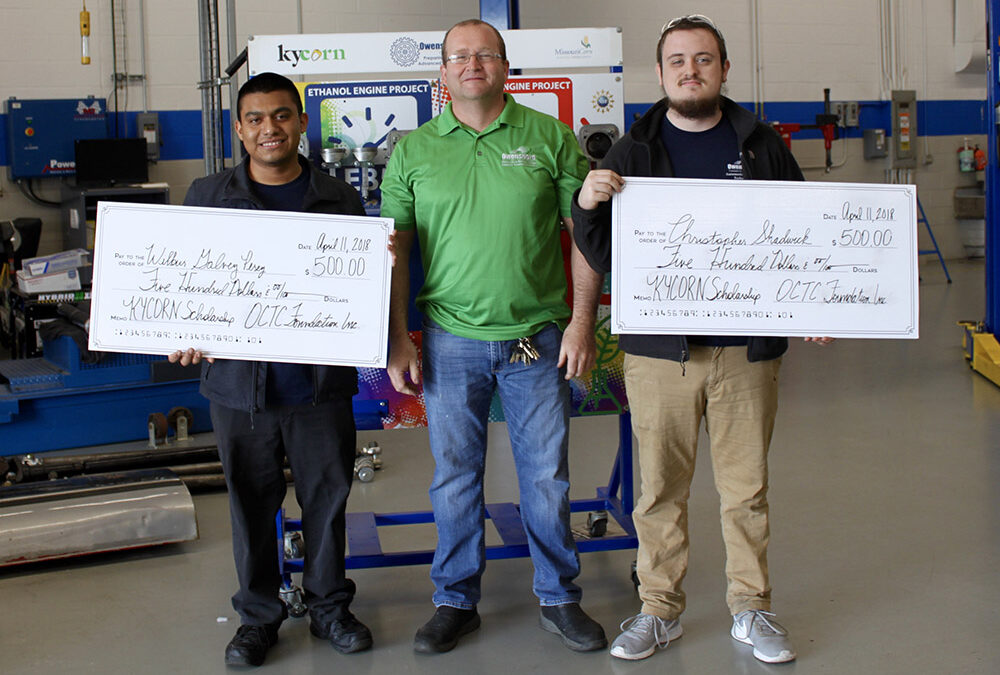 Students Awarded Automotive Scholarships at OCTC