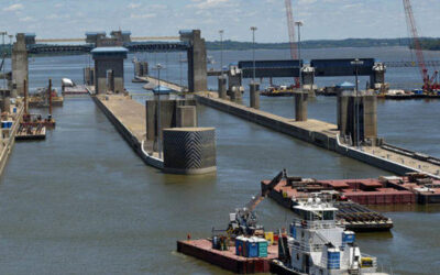 Olmsted Lock and Dam Renovations Improve Agriculture Transportation Infrastructure