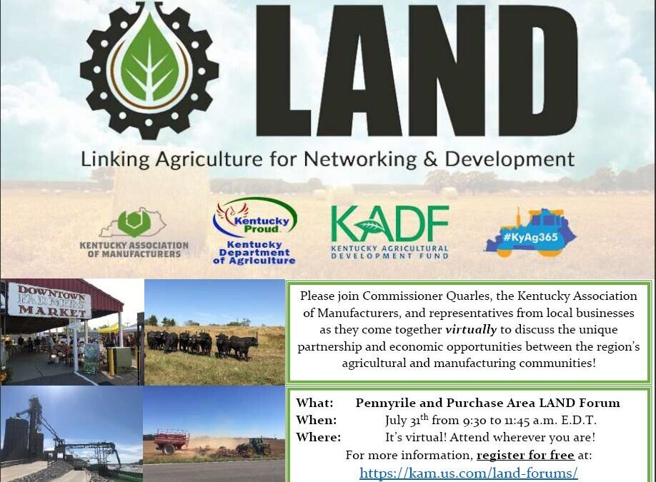 Linking Agriculture For Networking and Development (LAND) Forums To Be Held This Summer